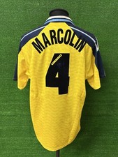 Maglia Lazio MARCOLIN Match Worn Issued Shirt Indossata Jersey Camiseta Umbro