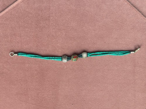 Bracciale con pietre - , turchese