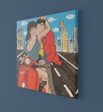 Quadro lupin margot sulla - ,