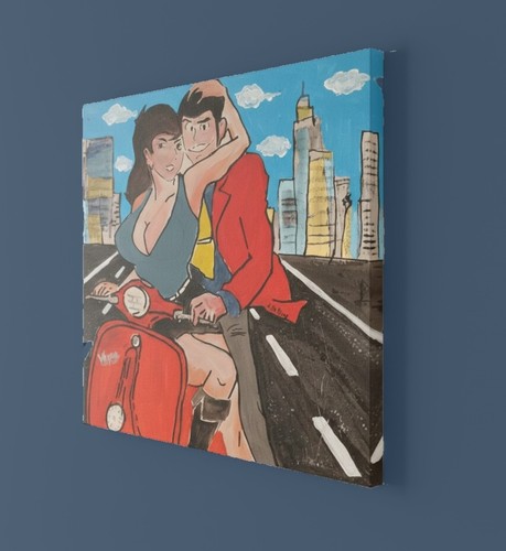 Quadro lupin margot - , sulla