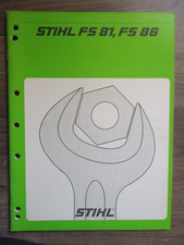 STIHL FS 81, FS 86 Manuale di
