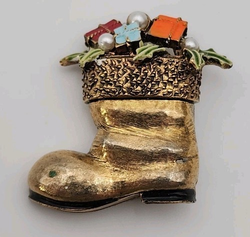 Stivale babbo natale - natale, vintage