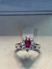 Anello Rubino e Brillanti -