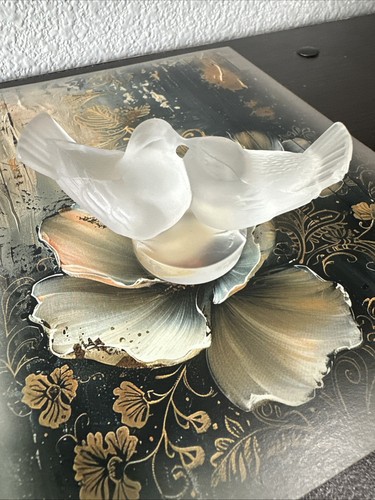 Lalique france crystal two - crystal, "two