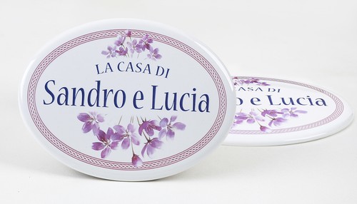 Targa fotoceramica stampa - fotoceramica, a