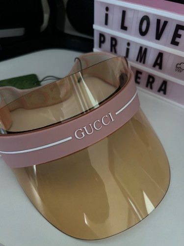 Visiera gucci rosa - visiera, bianco