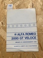 ALFAROMEO  2000 GT VELOCE -