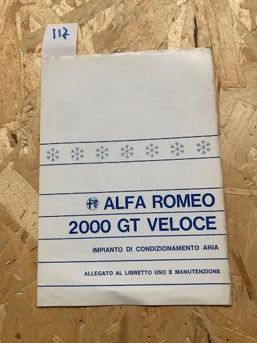 Alfaromeo 2000 veloce - 2000,