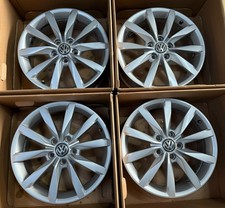4 cerchi in lega Digione VW Golf Passat Tiguan T-Roc 5G0601025K cerchio 6 x 17 pollici ET48
