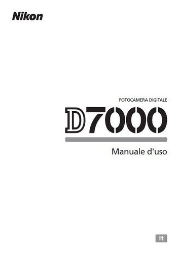 Per nikon d7000 manuale - d7000,