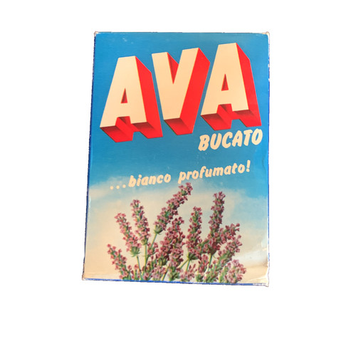 Antica scatola detersivo ava - scatola,