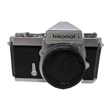 Corpo fotocamera Nikon Nikkormat FT nero argento reflex pellicola 35 mm Giappone