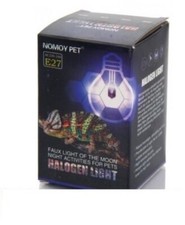 LAMPADA LUNA NOTTURNA RETTILI TARTARUGHE TERRARIO LUCE VIOLA RAGGI UVA UVB 50W