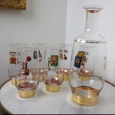 Set vintage 6 bicchieri grandi