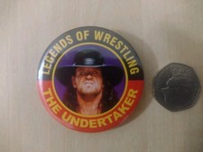 IL BECCHINO LEGGENDE DEL WRESTLING DISTINTIVO o MAGNETE FRIGO 55mm di misura