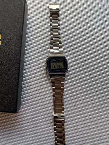 Orologio casio a158wa argento - orologio,