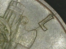 1 LIRA 1939 ERRORE - FRATTURA