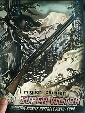 PUBBLICITA ARMI RAFFAELE PINTO-COMO colori caccia fucili fucile Beretta