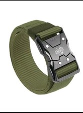 Cintura Cinta Tattica Militare con Fibbia Aggancio Rapido in Nylon Uomo Donna Ve