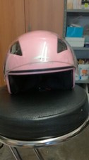 casco ragazza colore rosa  usato pochissimo