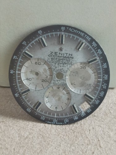 Zenith a385 vintage grey dial - a385,