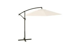 Verdelook Ombrellone a braccio 3 m ombrelloni ecru da giardino per esterno 