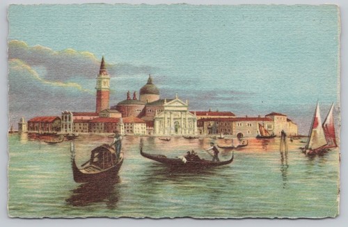 Cartolina venezia italia isola - venezia,