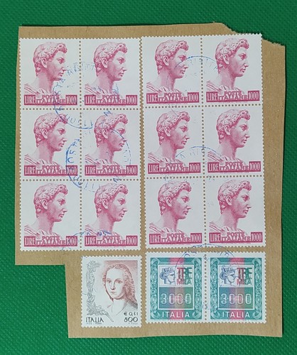 Lotto francobolli italia in - lotto,
