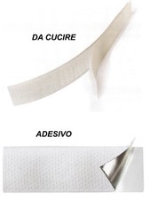 NASTRO VELCRO BIANCO Adesivo Uncino