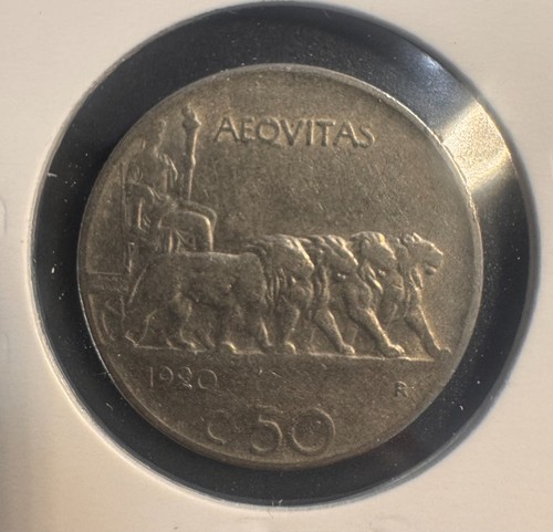 Italia regno centesimi 1920 - 50,