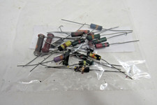 16 componenti elettronici resistenze vintage NOS varie misure