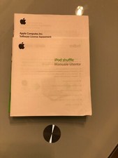 APPLE ISTRUZIONI ORIGINALI IPOD SHUFFLE VINTAGE CON BOX 