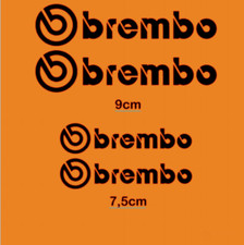 BREMBO KIT x6 ADESIVI STICKER VINILE LOGO AUTO PINZE FRENI VEICOLI