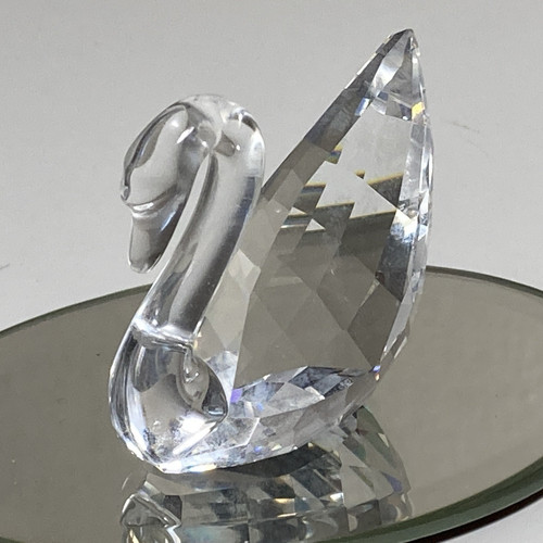 Swarovski crystal swan - crystal,
