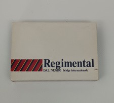 2x Mazzo Carte Da Gioco Regimental Dal Negro Sigillate Poker Ramino 