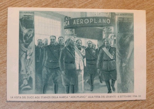 Cartolina del duce agli - agli, stands