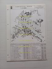 Weber carburatore 34 DHS 1 Fiat 124 Spider Coupè 1968 catalogo ricambi originale