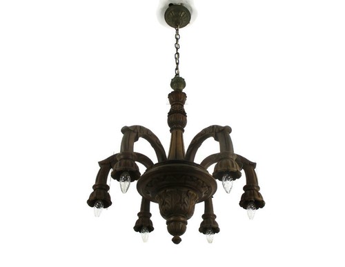 Lampadario ragno legno - in,
