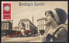 ag1113 - CARTOLINA D'EPOCA - Genova Città - Orologio Zenith  1915