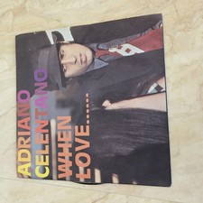 DISCO VINILE 45 GIRI Adriano Celentano "When love