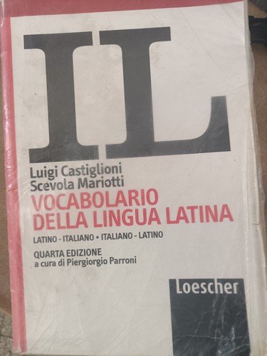 Vocabolario castiglioni - vocabolario,