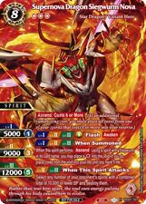 Battle Spirits TCG SUPERNOVA DRAGON SIEGWURM NOVA - BSS01-001 Foil ENG Sealed