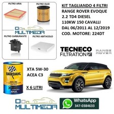 TAGLIANDO FILTRI OLIO BARDAHL