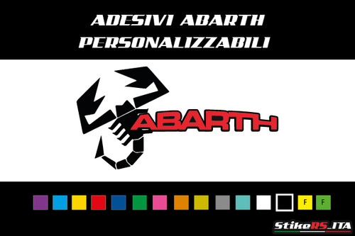Adesivo vinile abarth - adesivo, in