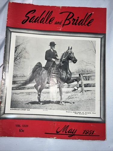 Vtg saddle bridle magazine - &,