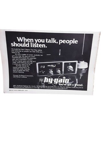 Pubblicità gain radio - pubblicità, hy-gain