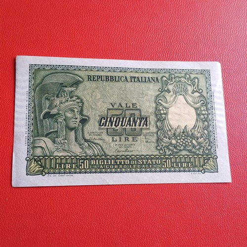 Vecchia banconota lire - vecchia, 50