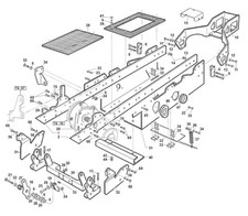 Longherone DX ORIGINALE GIANNI FERRARI trattorino TURBO1-2-4-FIFTY 01.50.00.5982