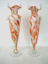 VASO MURANO  ANTICO ANNI 20 COPPIA  VASI LIBERTY  37 CM