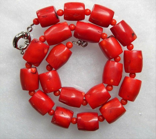 Collana gemme perle corallo